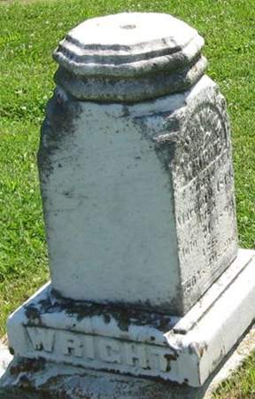 WRIGHT, FAMILY MONUMENT - Louisa County, Iowa | FAMILY MONUMENT WRIGHT 