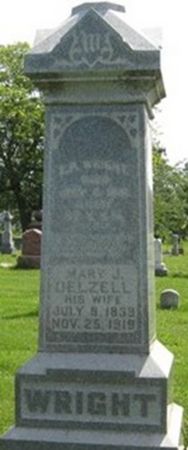 WRIGHT, MARY J. - Louisa County, Iowa | MARY J. WRIGHT 