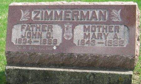 ZIMMERMAN, MARY A. - Louisa County, Iowa | MARY A. ZIMMERMAN 