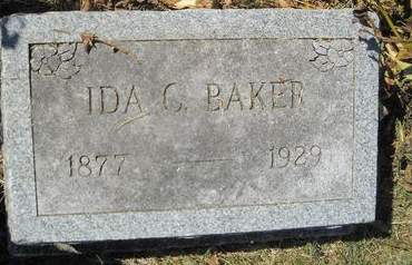 BAKER, IDA C - Lucas County, Iowa | IDA C BAKER 