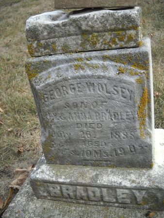 BRADLEY, GEORGE WOLSEY - Lucas County, Iowa | GEORGE WOLSEY BRADLEY 