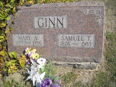 PETERSON GINN, MARY A - Lucas County, Iowa | MARY A PETERSON GINN 