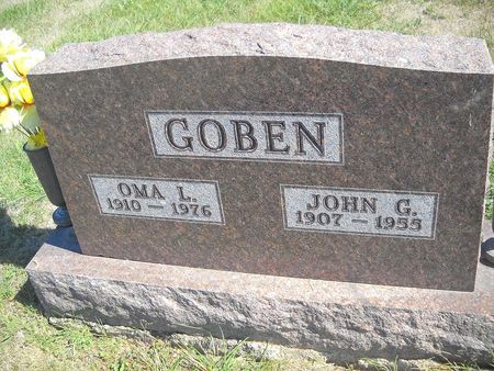 GOBEN, JOHN G - Lucas County, Iowa | JOHN G GOBEN 