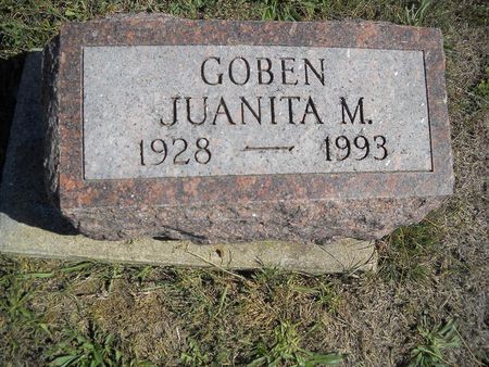 GOBEN, JUANITA M - Lucas County, Iowa | JUANITA M GOBEN 