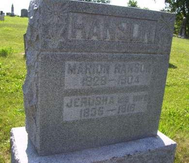 HANSON, JERUSHA - Lucas County, Iowa | JERUSHA HANSON 