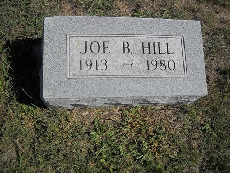 HILL, JOE B - Lucas County, Iowa | JOE B HILL 