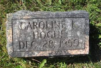 HOGUE, CAROLINE K - Lucas County, Iowa | CAROLINE K HOGUE 