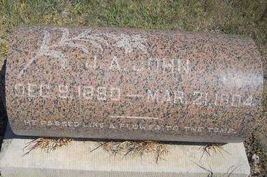 JOHN, J.A. - Lucas County, Iowa | J.A. JOHN 