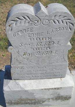 LARSON, GEORGE ERNIE - Lucas County, Iowa | GEORGE ERNIE LARSON 