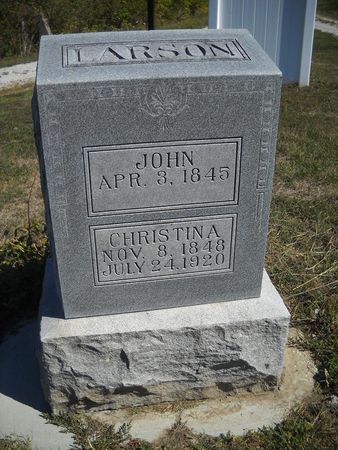 LARSON, CHRISTINA - Lucas County, Iowa | CHRISTINA LARSON 