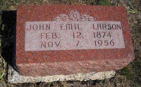 LARSON, JOHN EMIL - Lucas County, Iowa | JOHN EMIL LARSON 