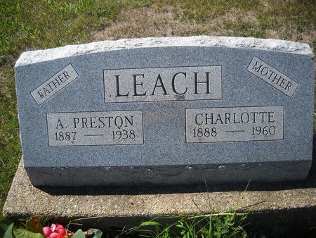 LEACH, A. PRESTON - Lucas County, Iowa | A. PRESTON LEACH 