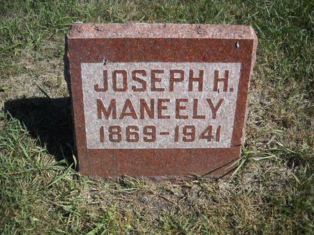 MANEELY, JOSEPH H - Lucas County, Iowa | JOSEPH H MANEELY 