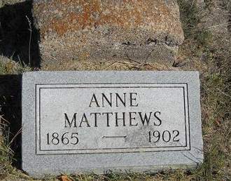 MATTHEWS, ANNE - Lucas County, Iowa | ANNE MATTHEWS 