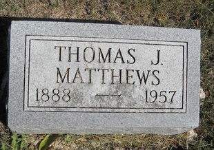 MATTHEWS, THOMAS J - Lucas County, Iowa | THOMAS J MATTHEWS 