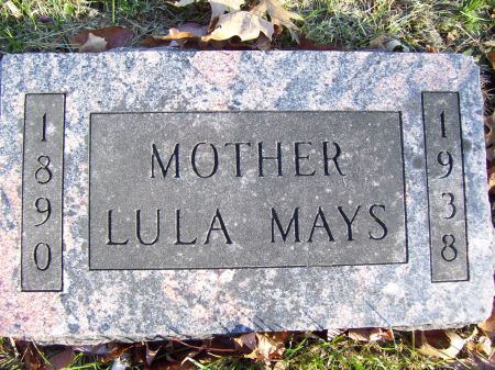 MAYS, LULA - Lucas County, Iowa | LULA MAYS 