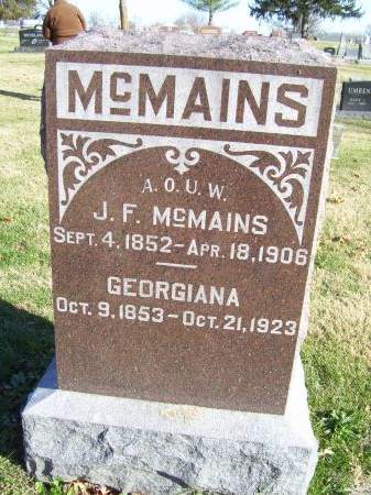 MCMAINS, GEORGIANA - Lucas County, Iowa | GEORGIANA MCMAINS 