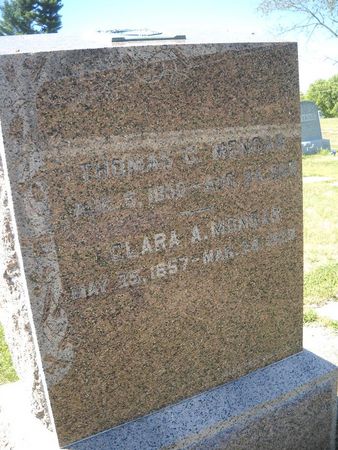 MONGAR, CLARA A - Lucas County, Iowa | CLARA A MONGAR 