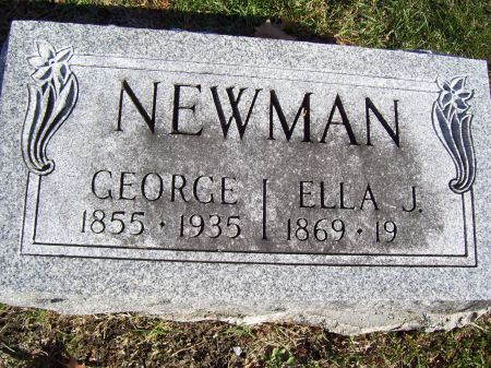 NEWMAN, ELLA J. - Lucas County, Iowa | ELLA J. NEWMAN 