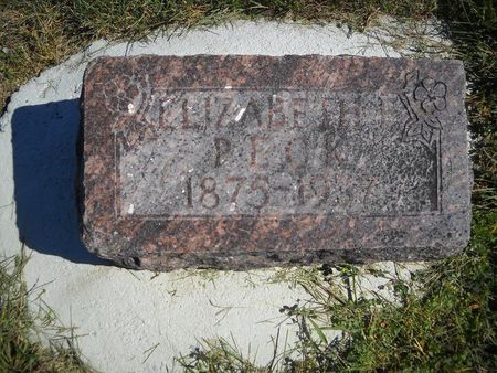 WILLIAMS PECK, ELIZABETH F - Lucas County, Iowa | ELIZABETH F WILLIAMS PECK 