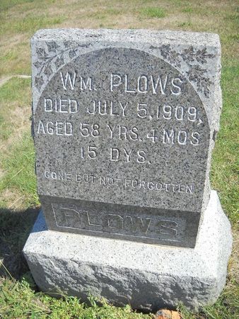 PLOWS, WILLIAM - Lucas County, Iowa | WILLIAM PLOWS 