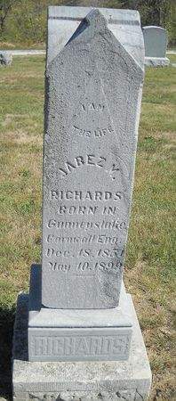 RICHARDS, JABEZ M - Lucas County, Iowa | JABEZ M RICHARDS 