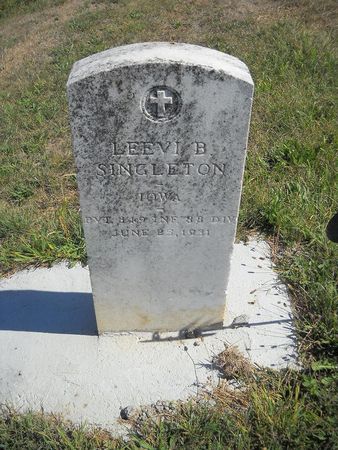 SINGLETON, LEEVI B - Lucas County, Iowa | LEEVI B SINGLETON 