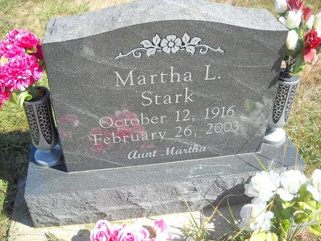 STARK, MARTHA L - Lucas County, Iowa | MARTHA L STARK 