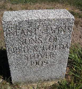 STOVER, INFANT TWINS - Lucas County, Iowa | INFANT TWINS STOVER 