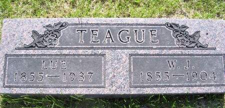 TEAGUE, W. J. - Lucas County, Iowa | W. J. TEAGUE 