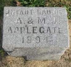 APPLEGATE, INFANT DAUGHTER - Madison County, Iowa | INFANT DAUGHTER APPLEGATE 