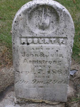 ARMSTRONG, ROBERT  F. - Madison County, Iowa | ROBERT  F. ARMSTRONG 