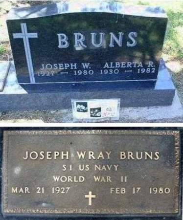 BRUNS, JOSEPH WRAY - Madison County, Iowa | JOSEPH WRAY BRUNS 