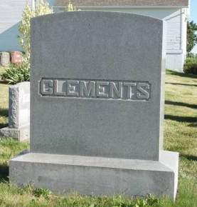 CLEMENTS, FAMILY STONE - Madison County, Iowa | FAMILY STONE CLEMENTS 