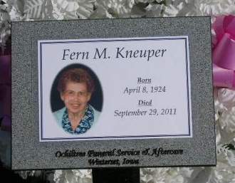 KNEUPER, FERN MAXINE - Madison County, Iowa | FERN MAXINE KNEUPER 