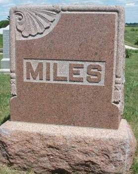 MILES, FAMILY STONE - Madison County, Iowa | FAMILY STONE MILES 