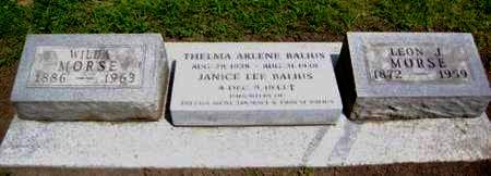 BALIUS, THELMA ARLENE - Madison County, Iowa | THELMA ARLENE BALIUS 