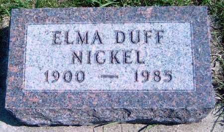 DUFF, ELMA - Madison County, Iowa | ELMA DUFF 