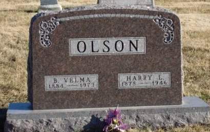 OLSON, HARRY LEACH - Madison County, Iowa | HARRY LEACH OLSON 