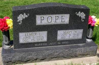 POPE, MARY WINIFRED - Madison County, Iowa | MARY WINIFRED POPE 