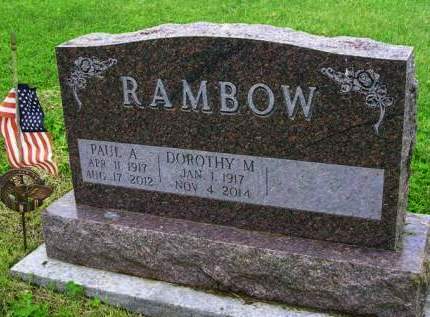 RAMBOW, PAUL A - Madison County, Iowa | PAUL A RAMBOW 