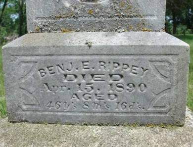 RIPPEY, BENJAMIN E. - Madison County, Iowa | BENJAMIN E. RIPPEY 