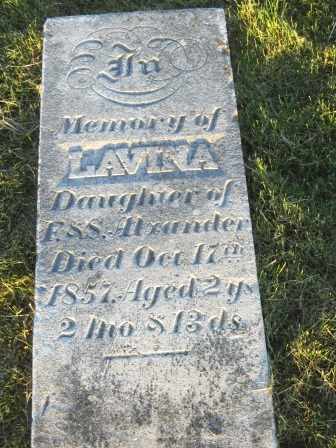 ALEXANDER, LAVINA - Mahaska County, Iowa | LAVINA ALEXANDER 