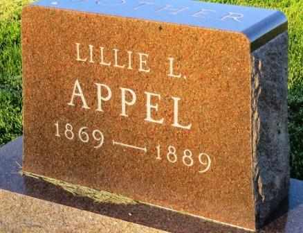 APPEL, LILLIE L. - Mahaska County, Iowa | LILLIE L. APPEL 