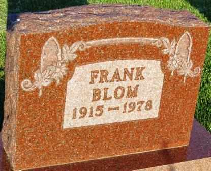 BLOM, FRANK - Mahaska County, Iowa | FRANK BLOM 