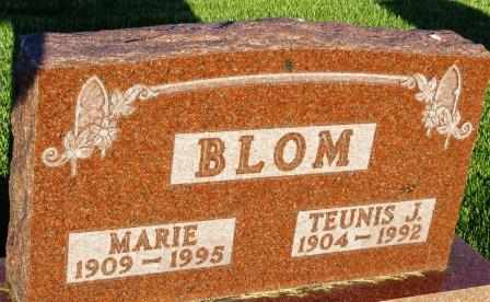 BLOM, TEUNIS J. - Mahaska County, Iowa | TEUNIS J. BLOM 