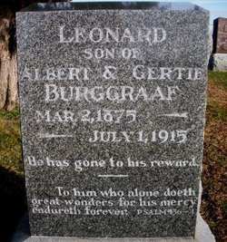 BURGGAAF, LEONARD - Mahaska County, Iowa | LEONARD BURGGAAF 