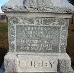 BUSBY, JOHN - Mahaska County, Iowa | JOHN BUSBY 