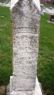 BUTLER, SALLIE B. - Mahaska County, Iowa | SALLIE B. BUTLER 