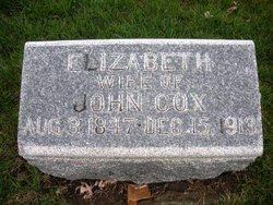 COX, ELIZABETH - Mahaska County, Iowa | ELIZABETH COX 